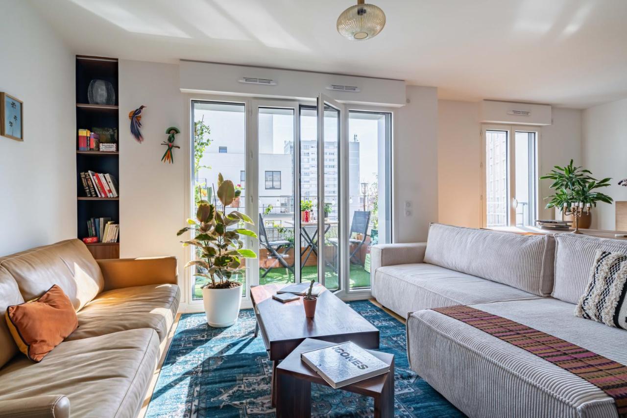 Stunning Apartment With Balcony To Visit Paris 르발루아페레 외부 사진