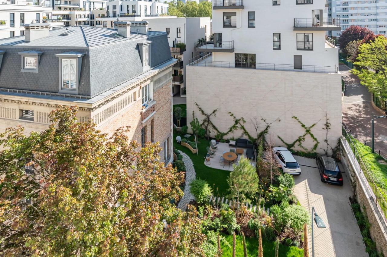Stunning Apartment With Balcony To Visit Paris 르발루아페레 외부 사진